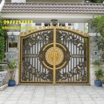 Thi công cổng nhôm đúc tại Hà Nội